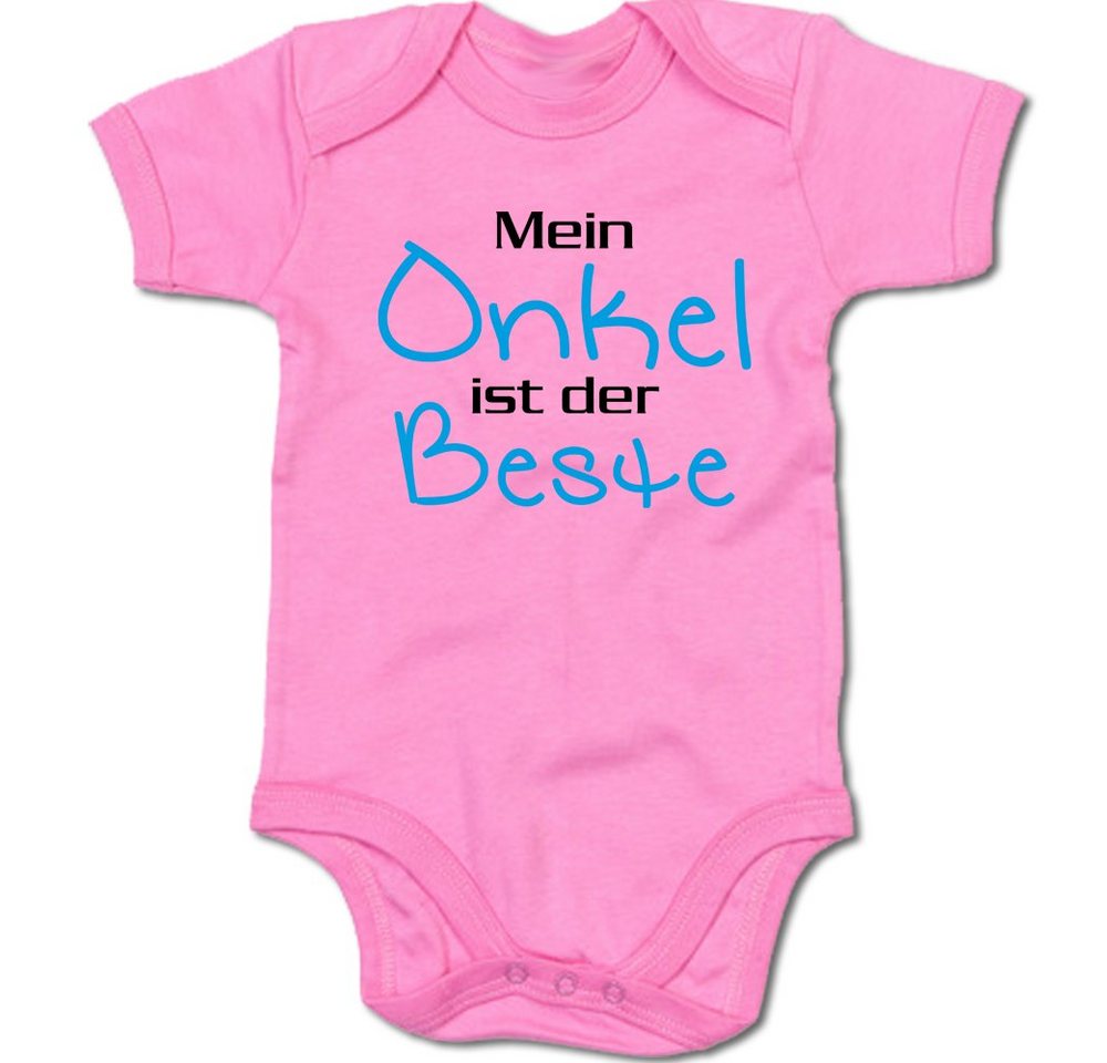 G-graphics Kurzarmbody Mein Onkel ist der Beste Baby Body mit Spruch / Motiv / Aufdruck • für/von Tante & Onkel von G-graphics