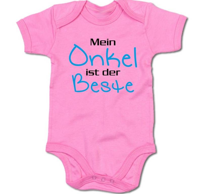 G-graphics Kurzarmbody Mein Onkel ist der Beste Baby Body mit Spruch / Motiv / Aufdruck • für/von Tante & Onkel von G-graphics