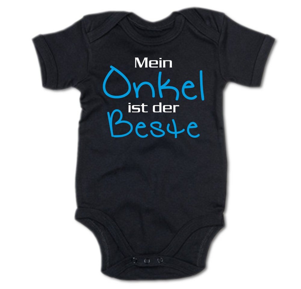 G-graphics Kurzarmbody Mein Onkel ist der Beste Baby Body mit Spruch / Motiv / Aufdruck • für/von Tante & Onkel von G-graphics