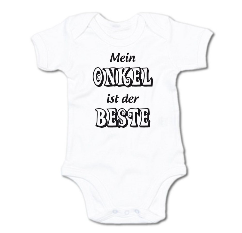 G-graphics Kurzarmbody Baby Body - Mein Onkel ist der Beste mit Spruch / Sprüche • Babykleidung • Geschenk zur Geburt / Taufe / Babyshower / Babyparty • Strampler von G-graphics