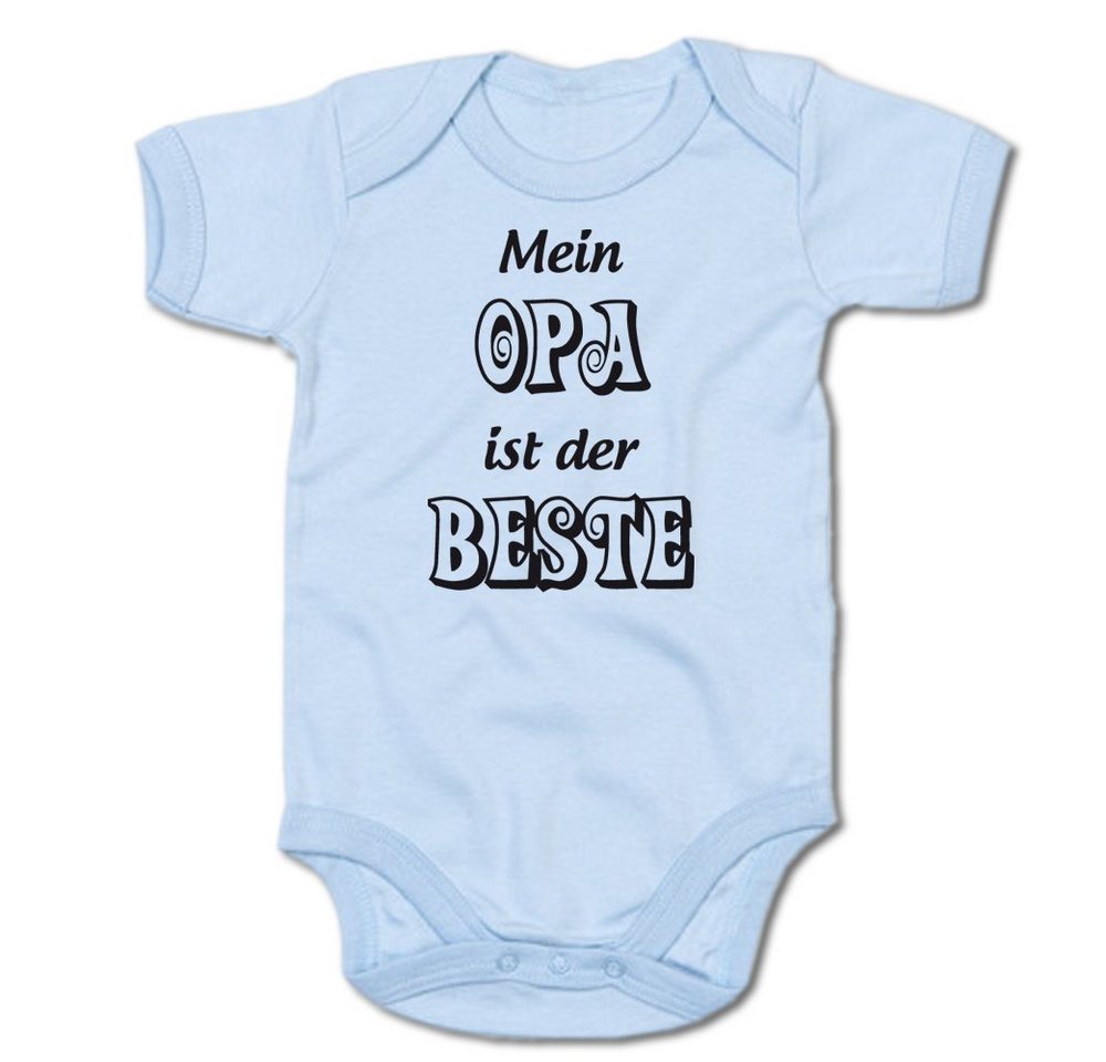 G-graphics Kurzarmbody Mein Opa ist der Beste Baby Body mit Spruch / Motiv / Aufdruck • für/von Oma & Opa von G-graphics