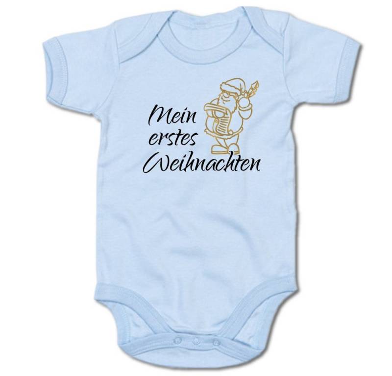 G-graphics Kurzarmbody Mein erstes Weihnachten – Nikolaus Baby Body mit Spruch / Motiv / Aufdruck • mit Weihnachtsmotiv von G-graphics