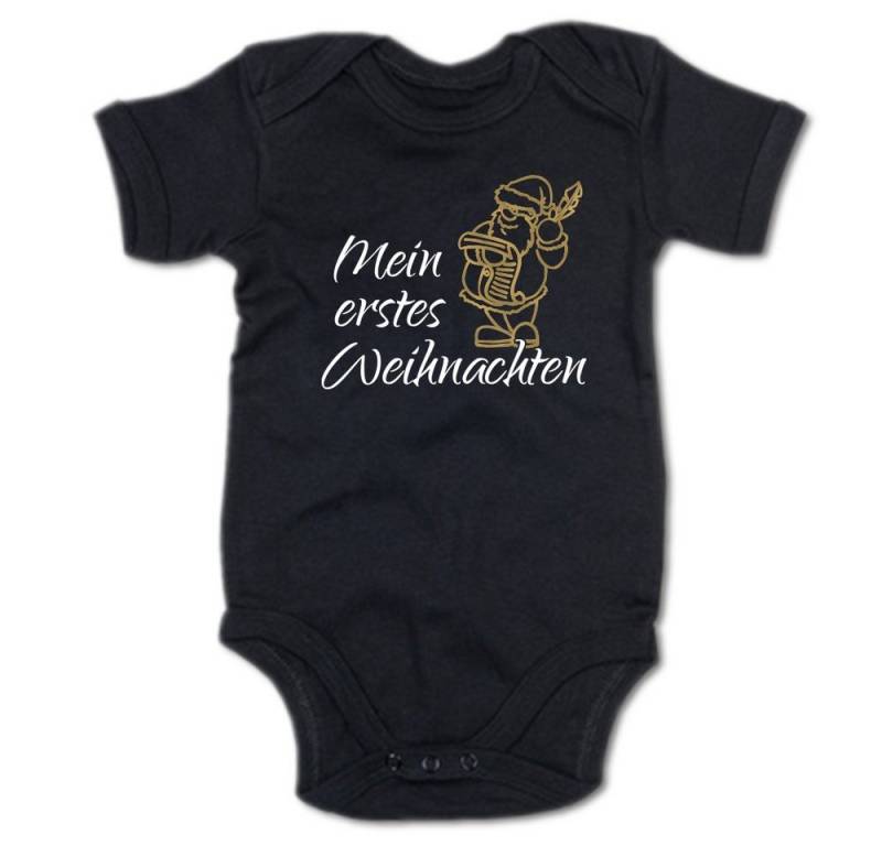G-graphics Kurzarmbody Mein erstes Weihnachten – Nikolaus Baby Body mit Spruch / Motiv / Aufdruck • mit Weihnachtsmotiv von G-graphics