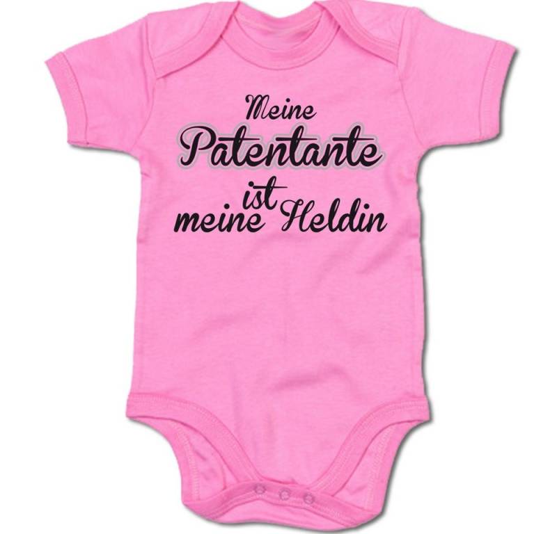 G-graphics Kurzarmbody Meine Patentante ist meine Heldin Baby Body mit Spruch / Motiv / Aufdruck • für/von Tante & Onkel von G-graphics
