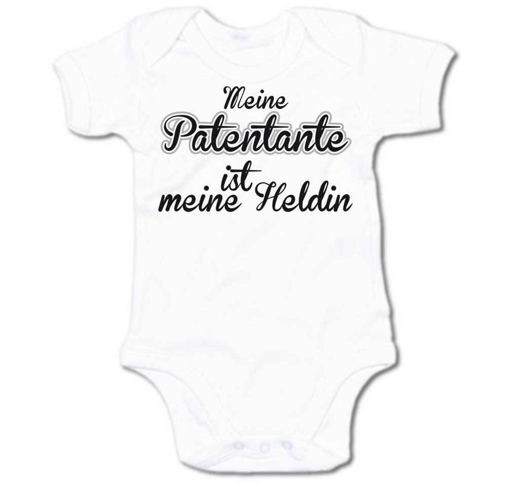 G-graphics Kurzarmbody Baby Body - Meine Patentante ist meine Heldin mit Spruch / Sprüche • Babykleidung • Geschenk zur Geburt / Taufe / Babyshower / Babyparty • Strampler von G-graphics