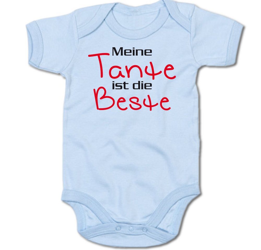 G-graphics Kurzarmbody Meine Tante ist die Beste Baby Body mit Spruch / Motiv / Aufdruck • für/von Tante & Onkel von G-graphics