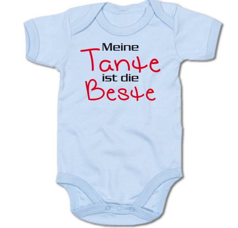 G-graphics Kurzarmbody Meine Tante ist die Beste Baby Body mit Spruch / Motiv / Aufdruck • für/von Tante & Onkel von G-graphics