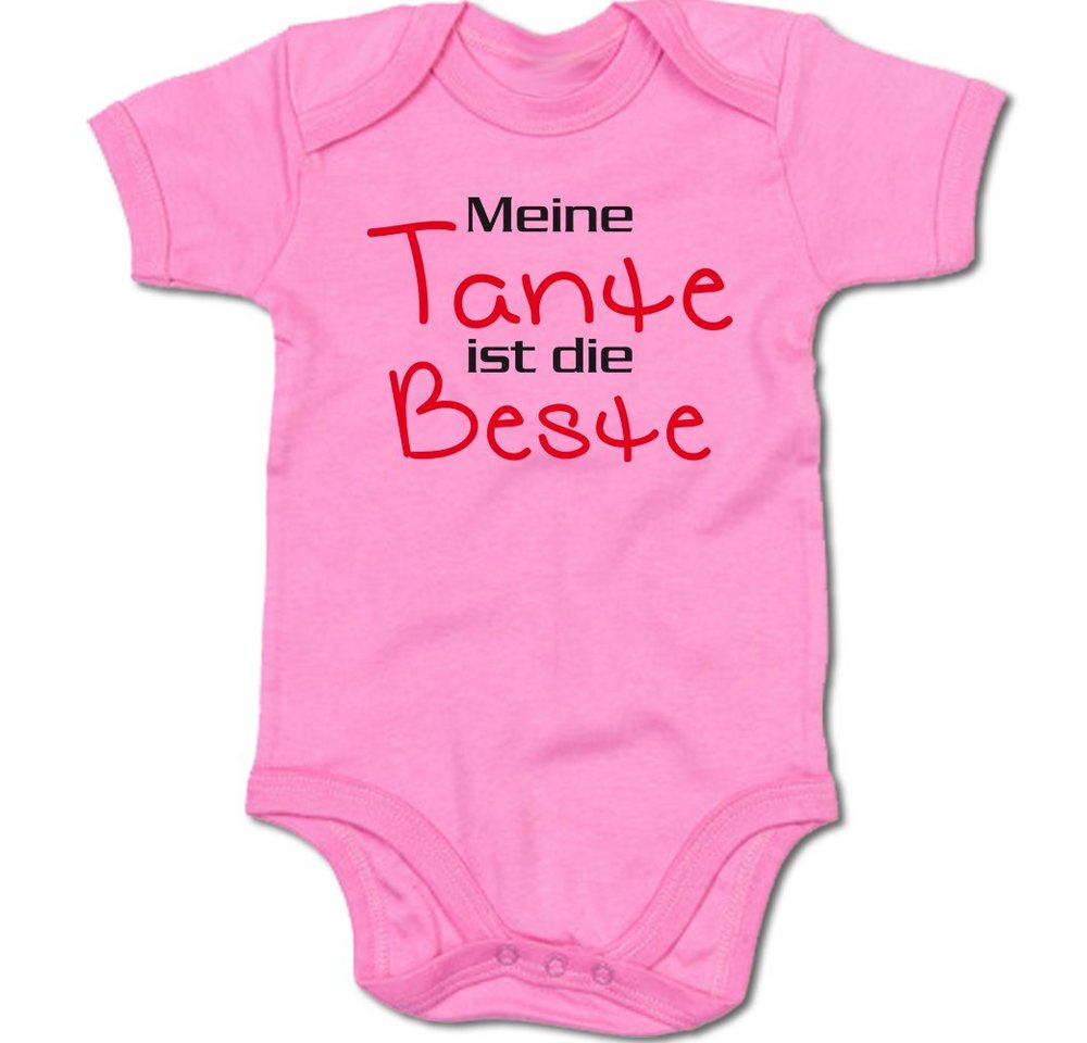 G-graphics Kurzarmbody Meine Tante ist die Beste Baby Body mit Spruch / Motiv / Aufdruck • für/von Tante & Onkel von G-graphics