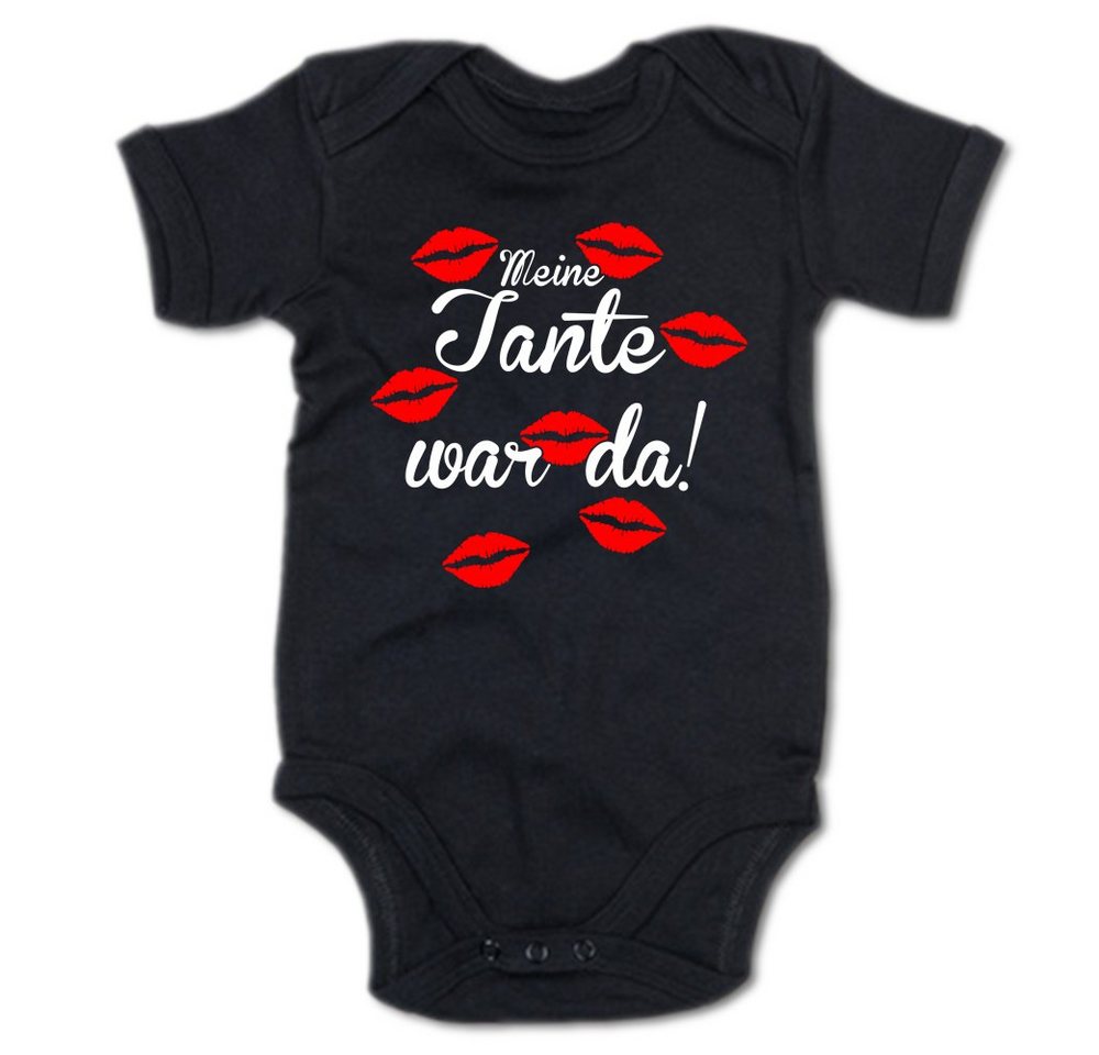 G-graphics Kurzarmbody Meine Tante war da! Baby Body mit Spruch / Motiv / Aufdruck • für/von Tante & Onkel von G-graphics