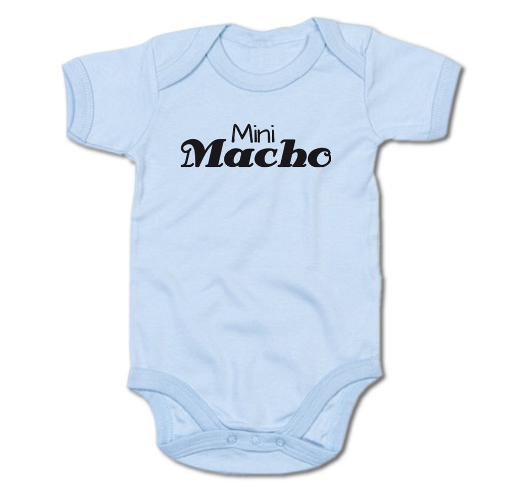 G-graphics Kurzarmbody Baby Body - Mini Macho mit Spruch / Sprüche • Babykleidung • Geschenk zur Geburt / Taufe / Babyshower / Babyparty • Strampler von G-graphics