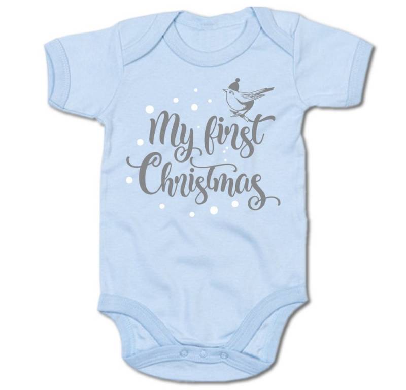 G-graphics Kurzarmbody My first Christmas Baby Body mit Spruch / Motiv / Aufdruck • mit Weihnachtsmotiv von G-graphics