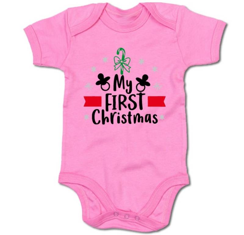 G-graphics Kurzarmbody My first Christmas Baby Body mit Spruch / Motiv / Aufdruck • mit Weihnachtsmotiv von G-graphics