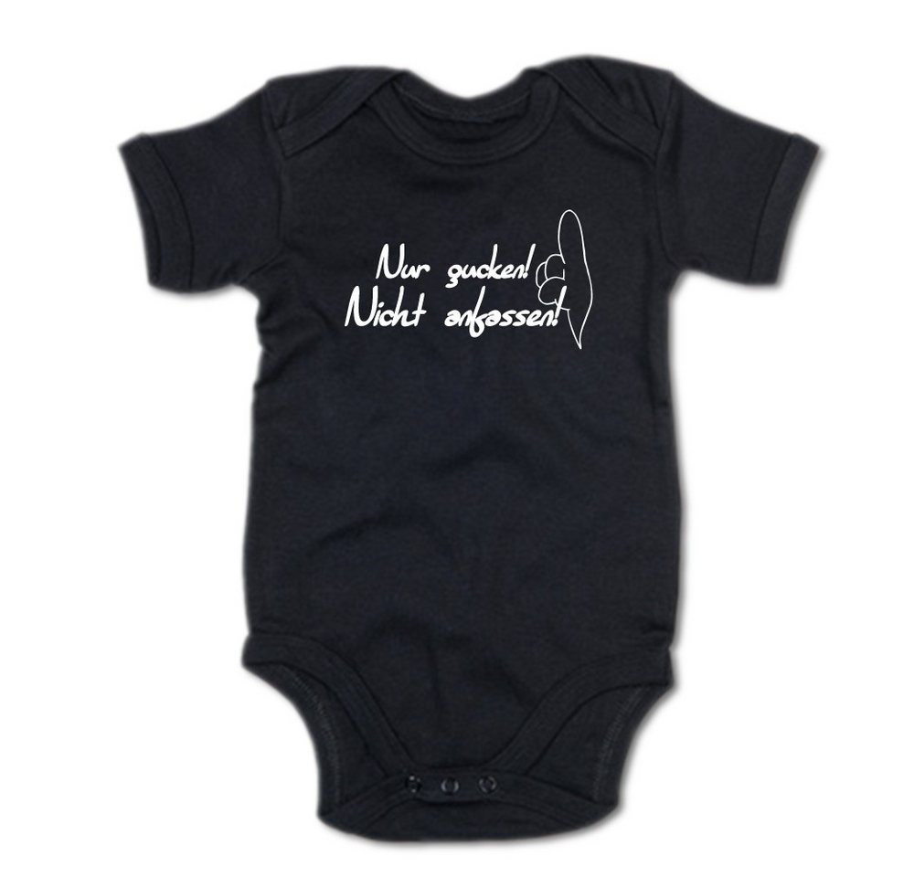 G-graphics Kurzarmbody Nur gucken! Nicht anfassen! Baby Body mit Spruch / Motiv / Aufdruck • als Geschenk von G-graphics
