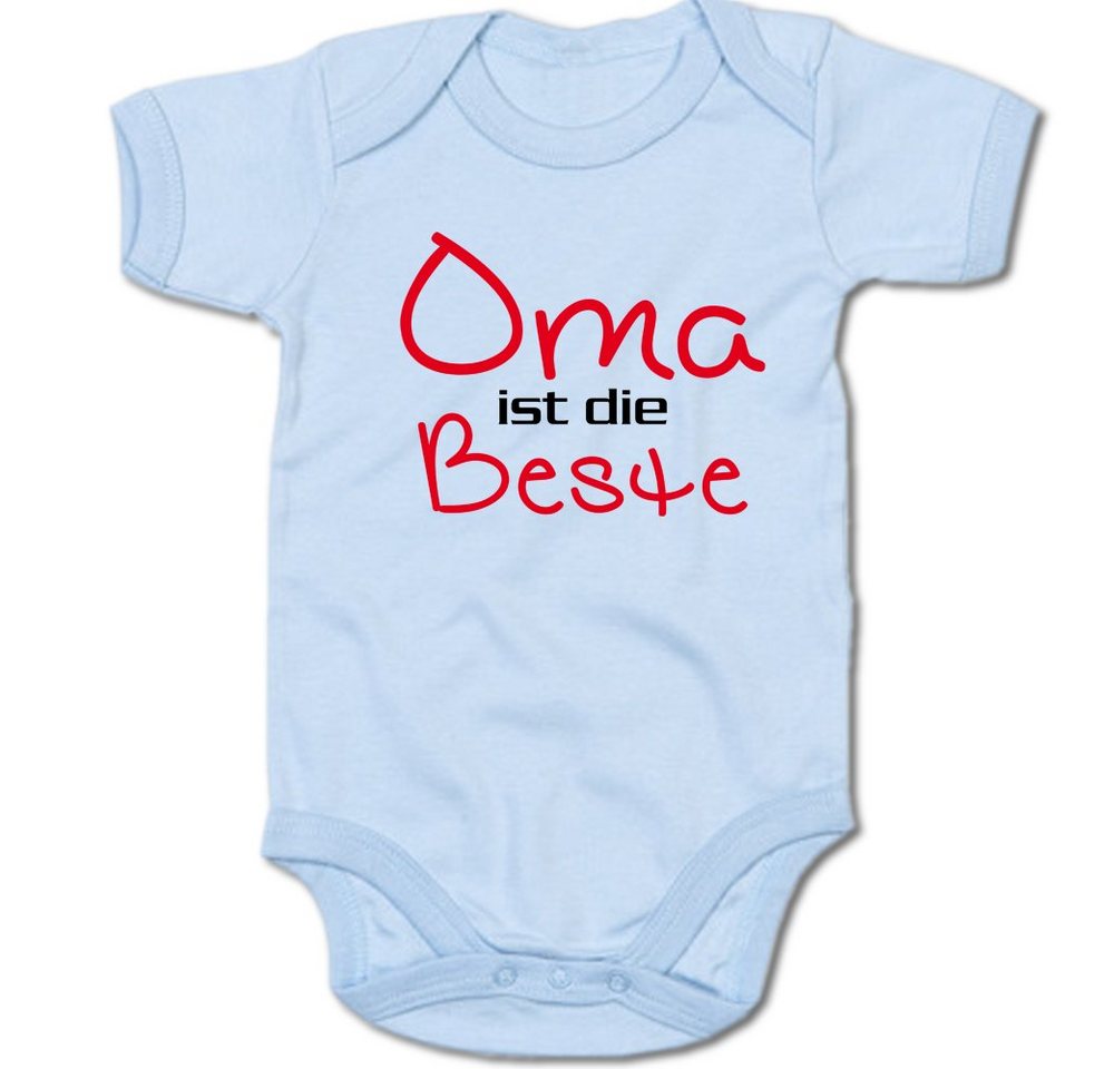 G-graphics Kurzarmbody Oma ist die Beste Baby Body mit Spruch / Motiv / Aufdruck • für/von Oma & Opa von G-graphics