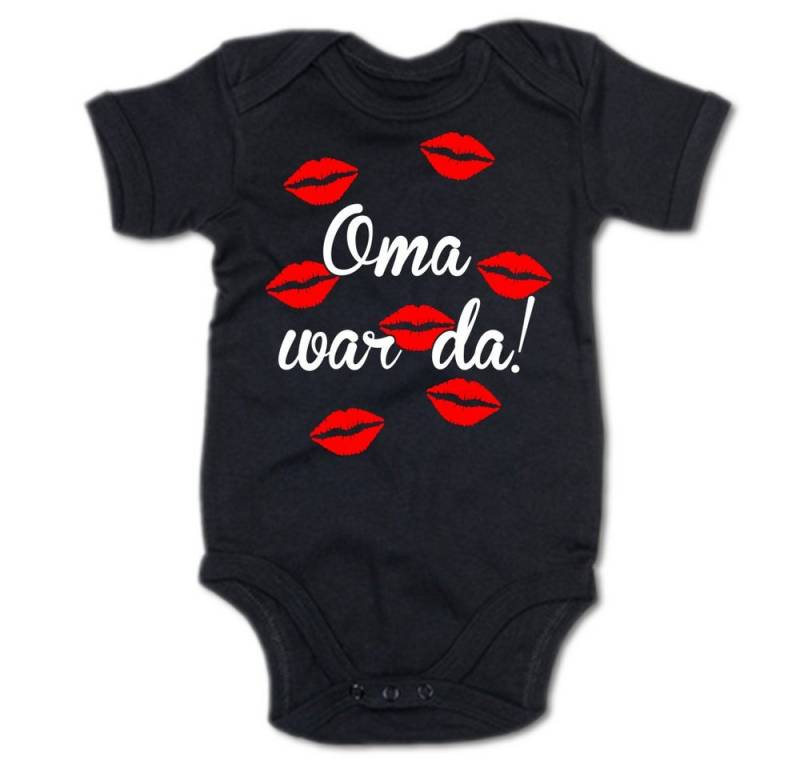 G-graphics Kurzarmbody Oma war da! Baby Body mit Spruch / Motiv / Aufdruck • für/von Oma & Opa von G-graphics
