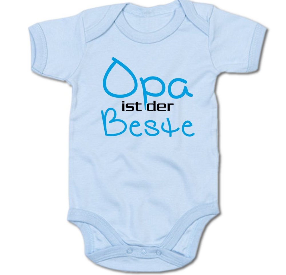 G-graphics Kurzarmbody Opa ist der Beste Baby Body mit Spruch / Motiv / Aufdruck • für/von Oma & Opa von G-graphics