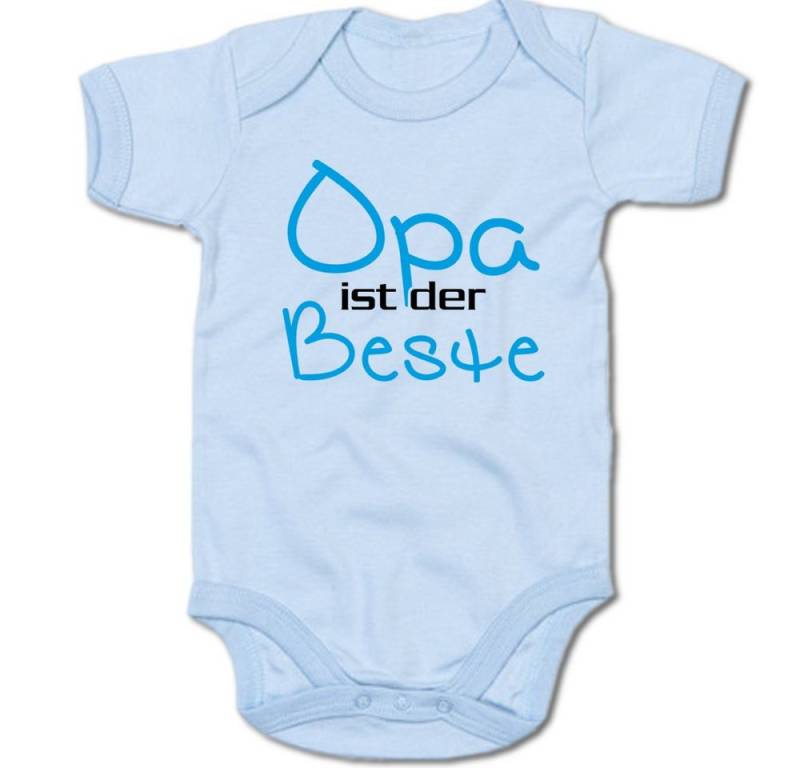 G-graphics Kurzarmbody Opa ist der Beste Baby Body mit Spruch / Motiv / Aufdruck • für/von Oma & Opa von G-graphics