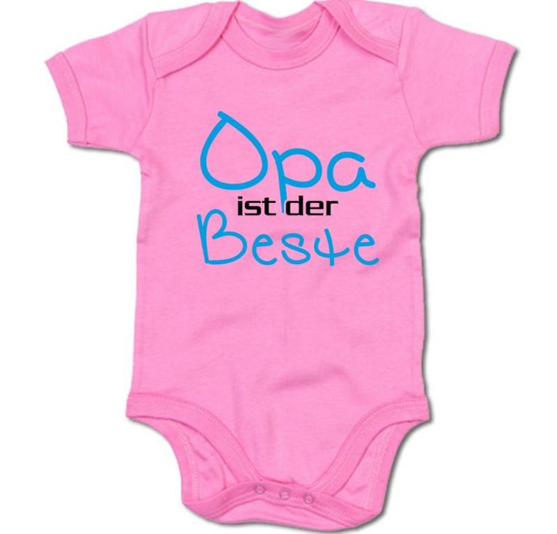 G-graphics Kurzarmbody Opa ist der Beste Baby Body mit Spruch / Motiv / Aufdruck • für/von Oma & Opa von G-graphics