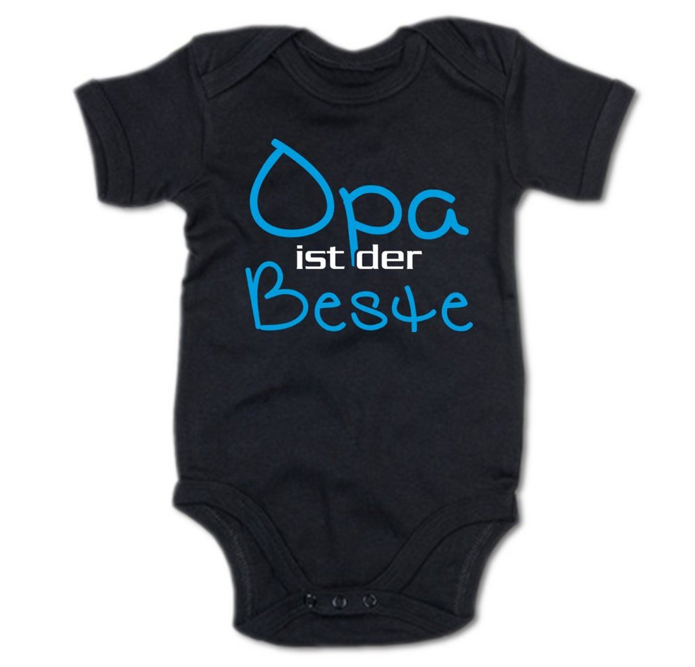 G-graphics Kurzarmbody Opa ist der Beste Baby Body mit Spruch / Motiv / Aufdruck • für/von Oma & Opa von G-graphics