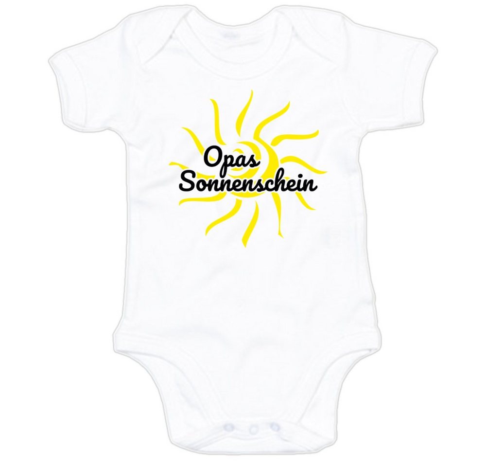 G-graphics Kurzarmbody Baby Body - Opas Sonnenschein mit Spruch / Sprüche • Babykleidung • Geschenk zum Vatertag / zur Geburt / Taufe / Babyshower / Babyparty • Strampler von G-graphics