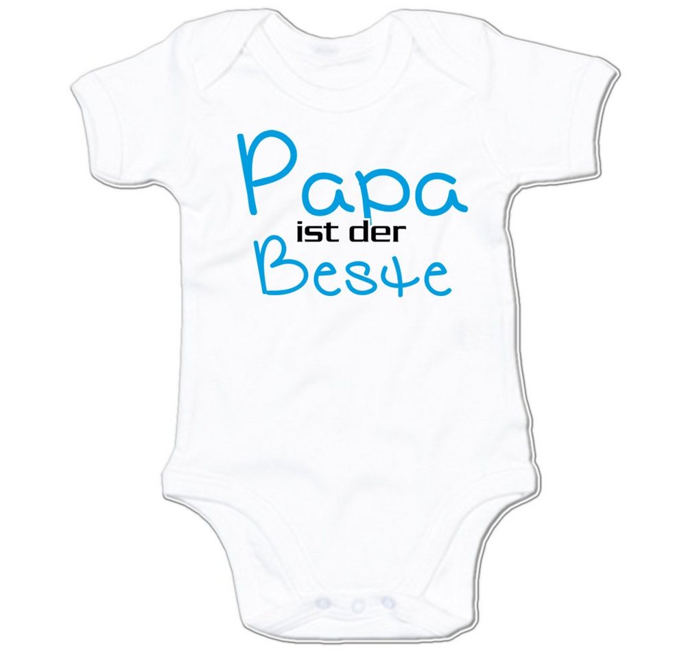 G-graphics Kurzarmbody Baby Body - Papa ist der Beste mit Spruch / Sprüche • Babykleidung • Geschenk zum Vatertag / zur Geburt / Taufe / Babyshower / Babyparty • Strampler von G-graphics