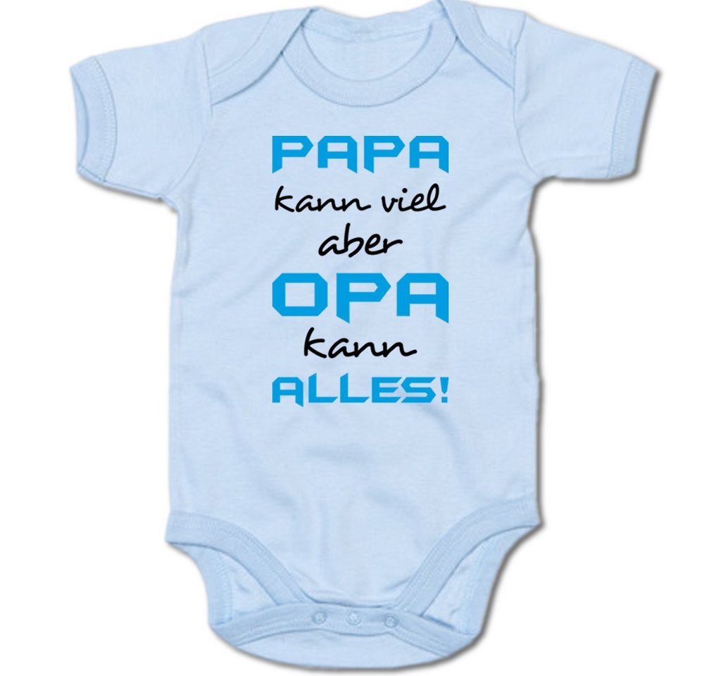 G-graphics Kurzarmbody Baby Body - Papa kann viel, aber Opa kann alles! mit Spruch / Sprüche • Babykleidung • Geschenk zur Geburt / Taufe / Babyshower / Babyparty • Strampler von G-graphics