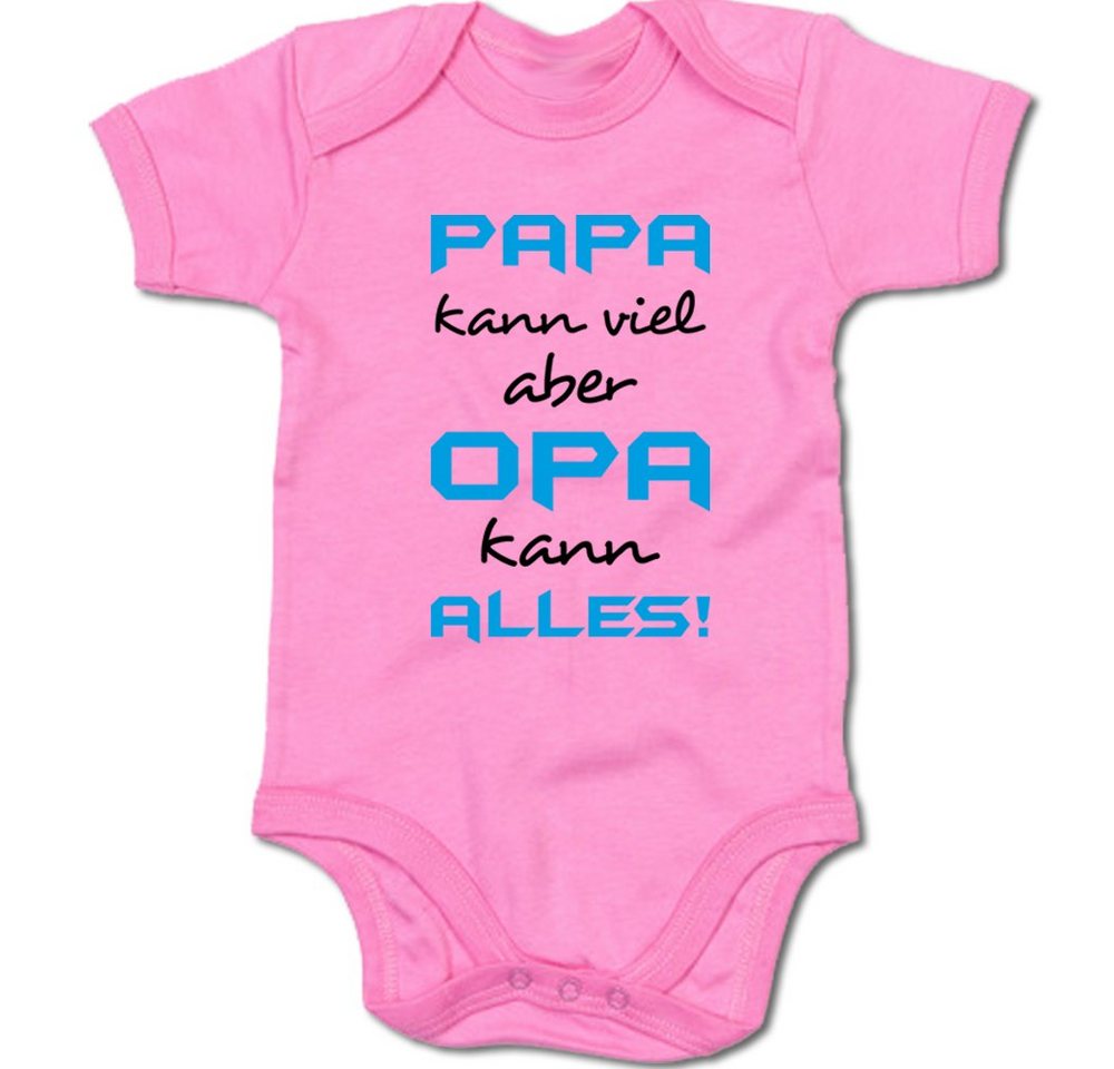 G-graphics Kurzarmbody Papa kann viel, aber Opa kann alles! Baby Body mit Spruch / Motiv / Aufdruck • für/von Oma & Opa von G-graphics