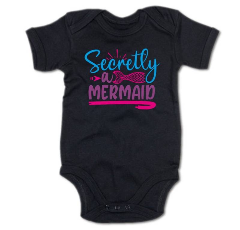 G-graphics Kurzarmbody Secretly a Mermaid Baby Body mit Spruch / Motiv / Aufdruck • zu Ostern von G-graphics