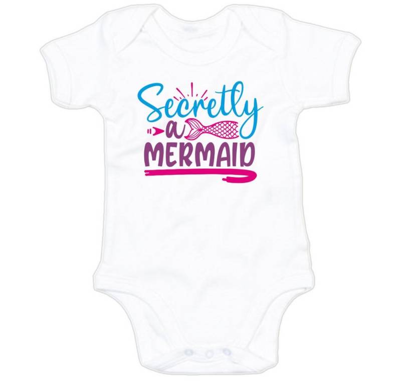 G-graphics Kurzarmbody Secretly a Mermaid Baby Body mit Spruch / Motiv / Aufdruck • zu Ostern von G-graphics