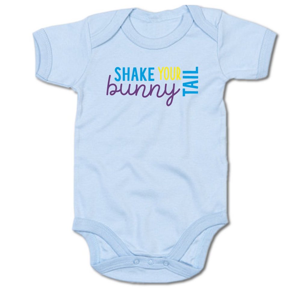 G-graphics Kurzarmbody Shake your bunny tail Baby Body mit Spruch / Motiv / Aufdruck • zu Ostern von G-graphics