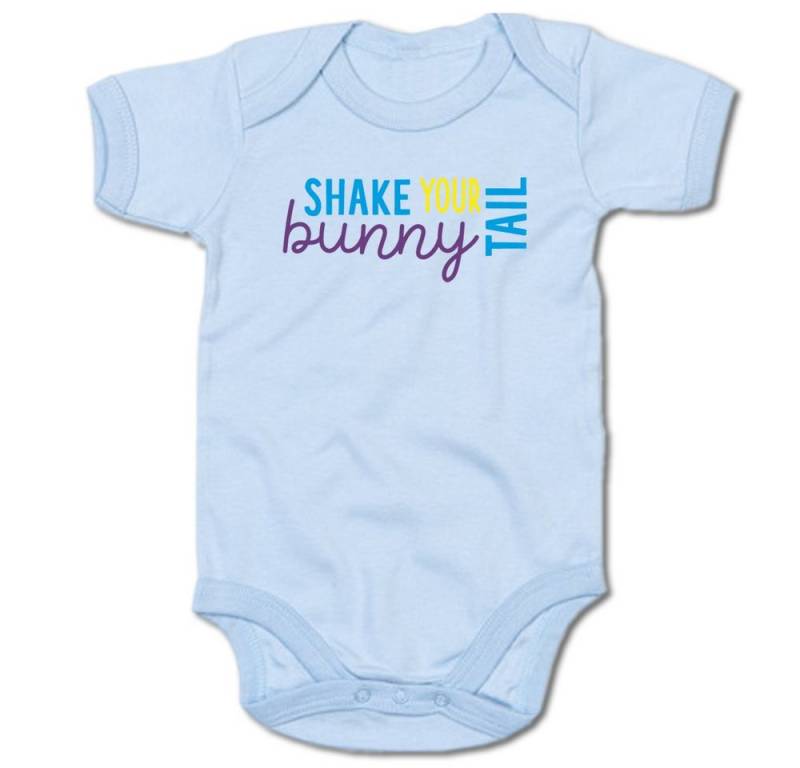 G-graphics Kurzarmbody Shake your bunny tail Baby Body mit Spruch / Motiv / Aufdruck • zu Ostern von G-graphics