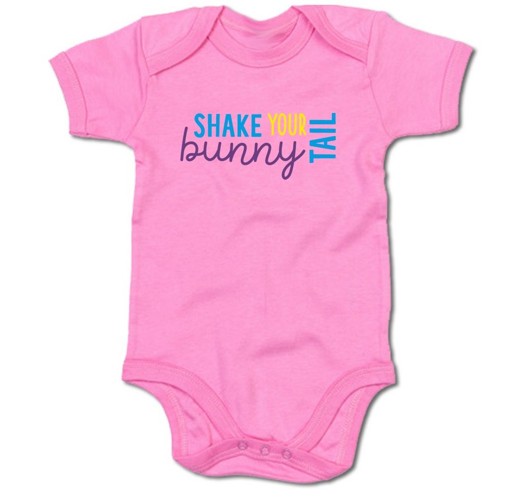 G-graphics Kurzarmbody Shake your bunny tail Baby Body mit Spruch / Motiv / Aufdruck • zu Ostern von G-graphics