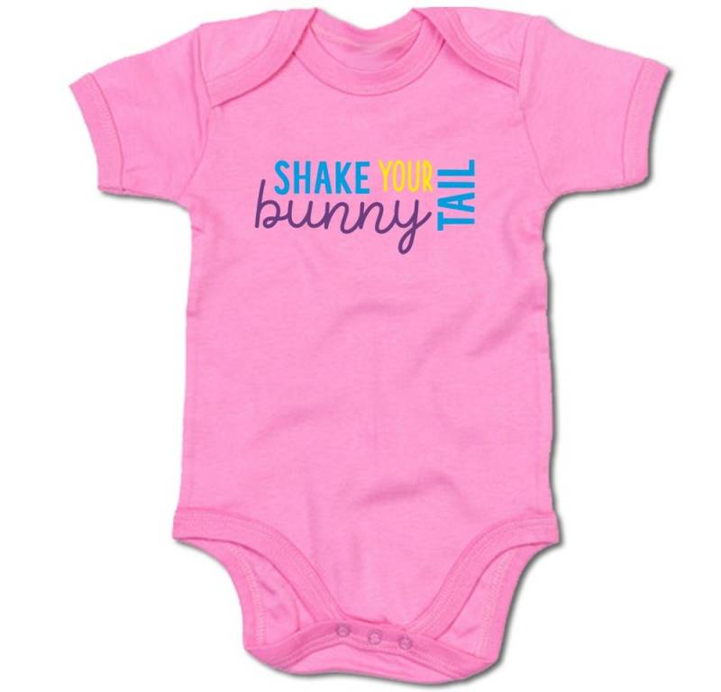 G-graphics Kurzarmbody Shake your bunny tail Baby Body mit Spruch / Motiv / Aufdruck • zu Ostern von G-graphics