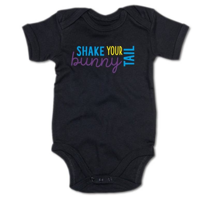 G-graphics Kurzarmbody Shake your bunny tail Baby Body mit Spruch / Motiv / Aufdruck • zu Ostern von G-graphics