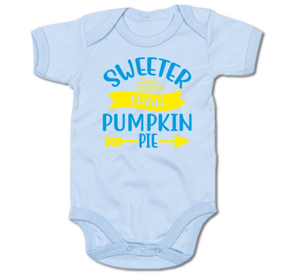 G-graphics Kurzarmbody Baby Body - Sweeter than pumpkin Pie mit Spruch / Sprüche • Babykleidung • Geschenk zur Geburt / Taufe / Babyshower / Babyparty • Strampler von G-graphics