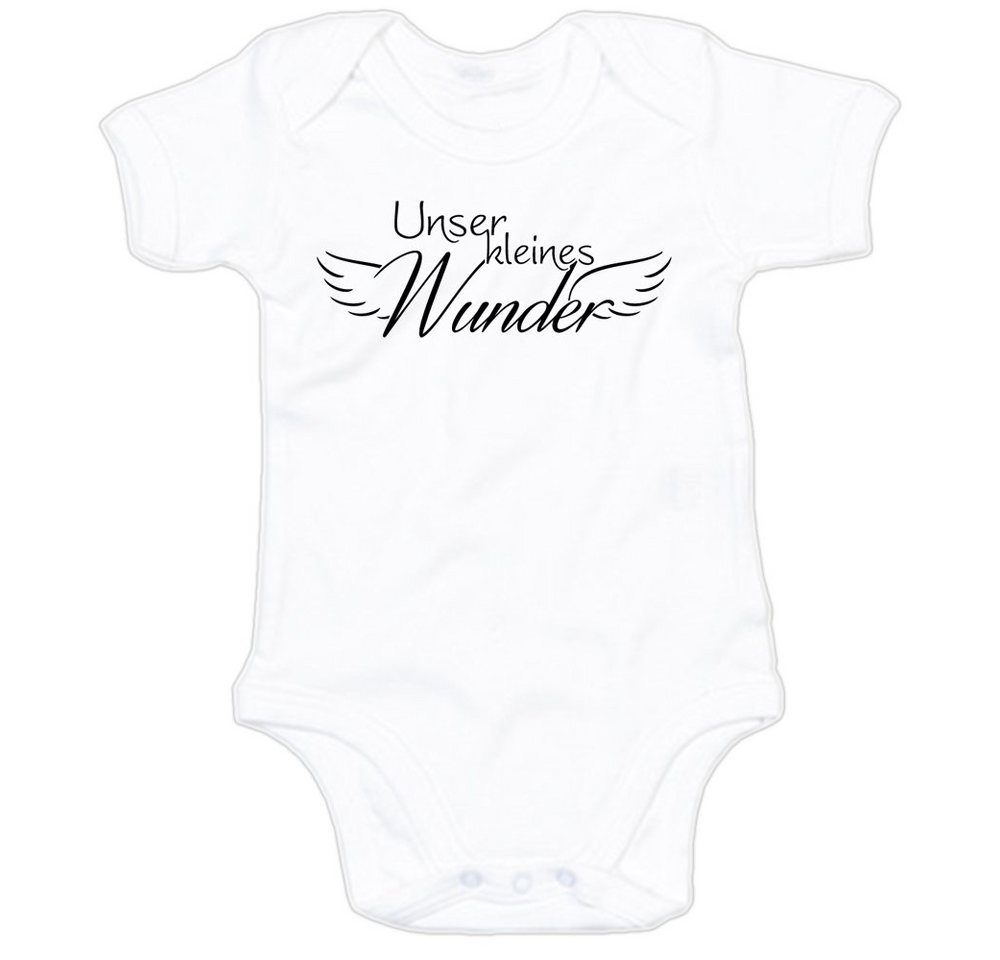 G-graphics Kurzarmbody Baby Body - Unser kleines Wunder mit Spruch / Sprüche • Babykleidung • Geschenk zur Geburt / Taufe / Babyshower / Babyparty • Strampler von G-graphics