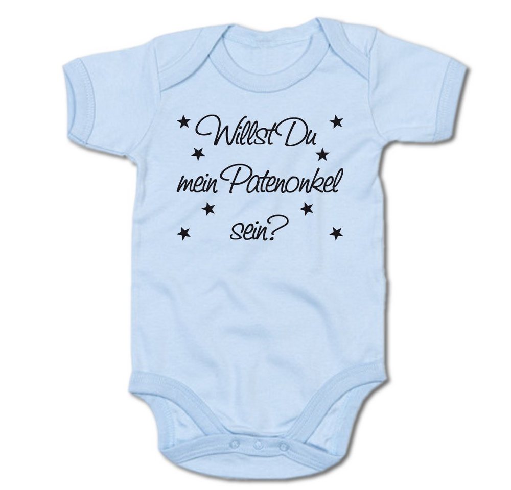 G-graphics Kurzarmbody Willst Du mein Patenonkel sein? Baby Body mit Spruch / Motiv / Aufdruck von G-graphics