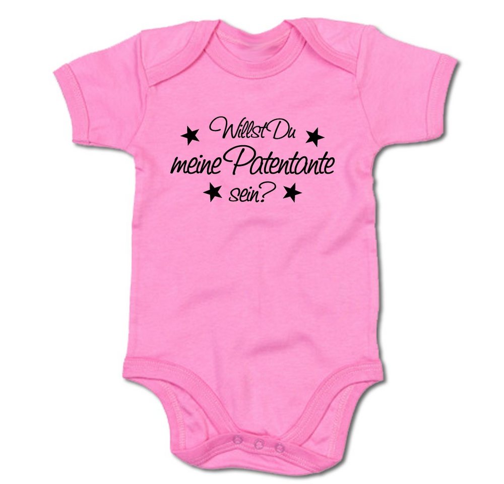 G-graphics Kurzarmbody Willst Du meine Patentante sein? Baby Body mit Spruch / Motiv / Aufdruck • für/von Tante & Onkel von G-graphics