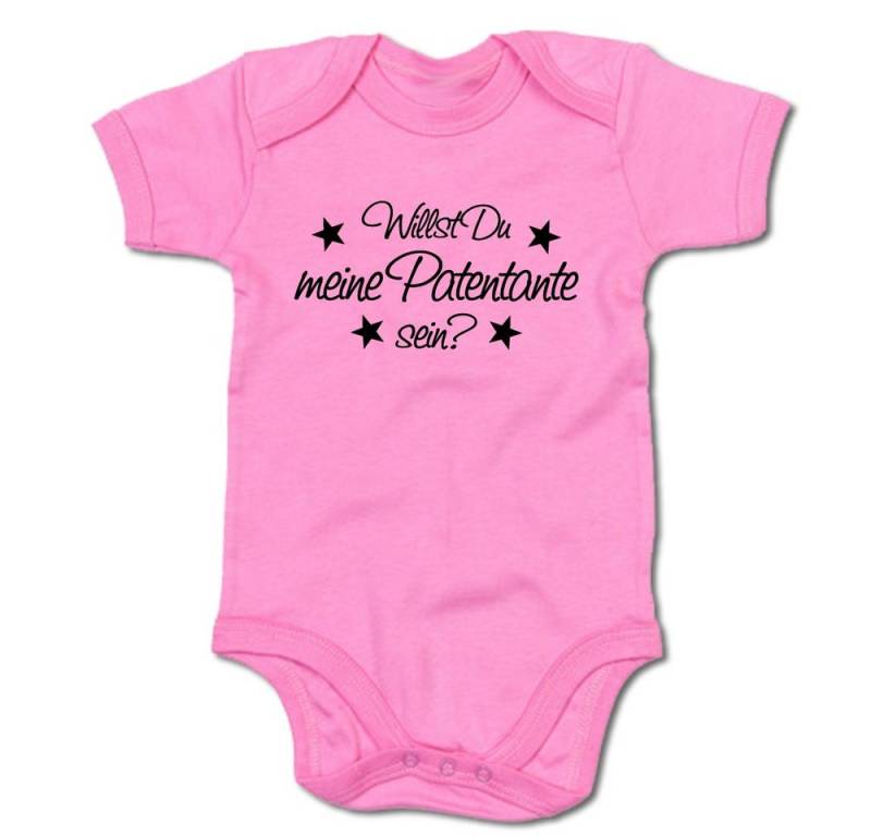 G-graphics Kurzarmbody Willst Du meine Patentante sein? Baby Body mit Spruch / Motiv / Aufdruck • für/von Tante & Onkel von G-graphics