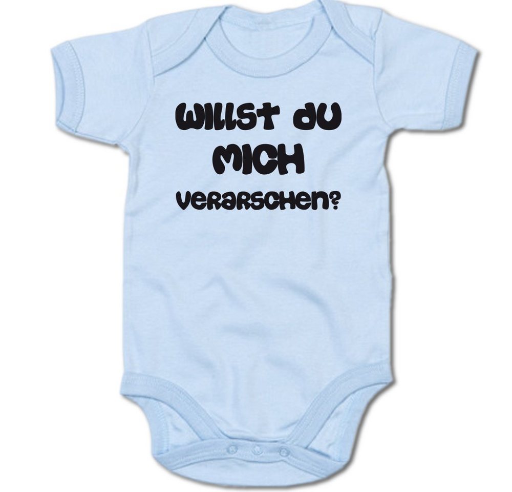 G-graphics Kurzarmbody Willst Du mich verarschen? Baby Body mit Spruch / Motiv / Aufdruck von G-graphics
