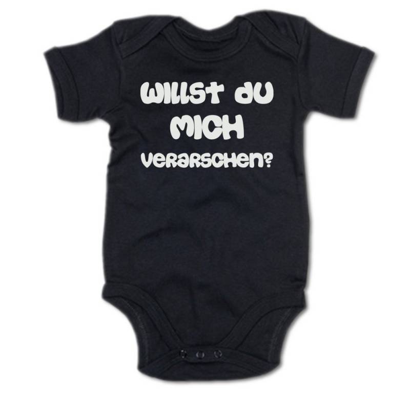 G-graphics Kurzarmbody Willst Du mich verarschen? Baby Body mit Spruch / Motiv / Aufdruck von G-graphics