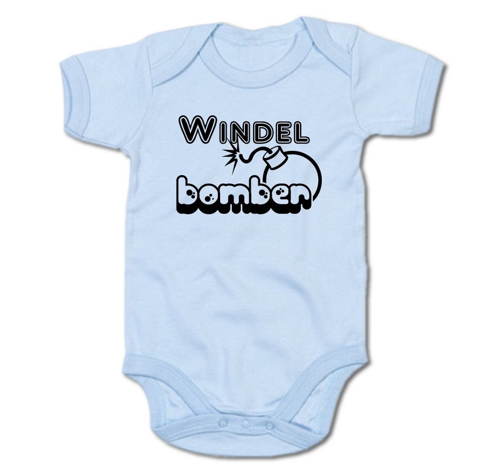 G-graphics Kurzarmbody Windelbomber Baby Body mit Spruch / Motiv / Aufdruck von G-graphics