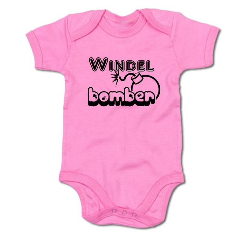 G-graphics Kurzarmbody Windelbomber Baby Body mit Spruch / Motiv / Aufdruck von G-graphics