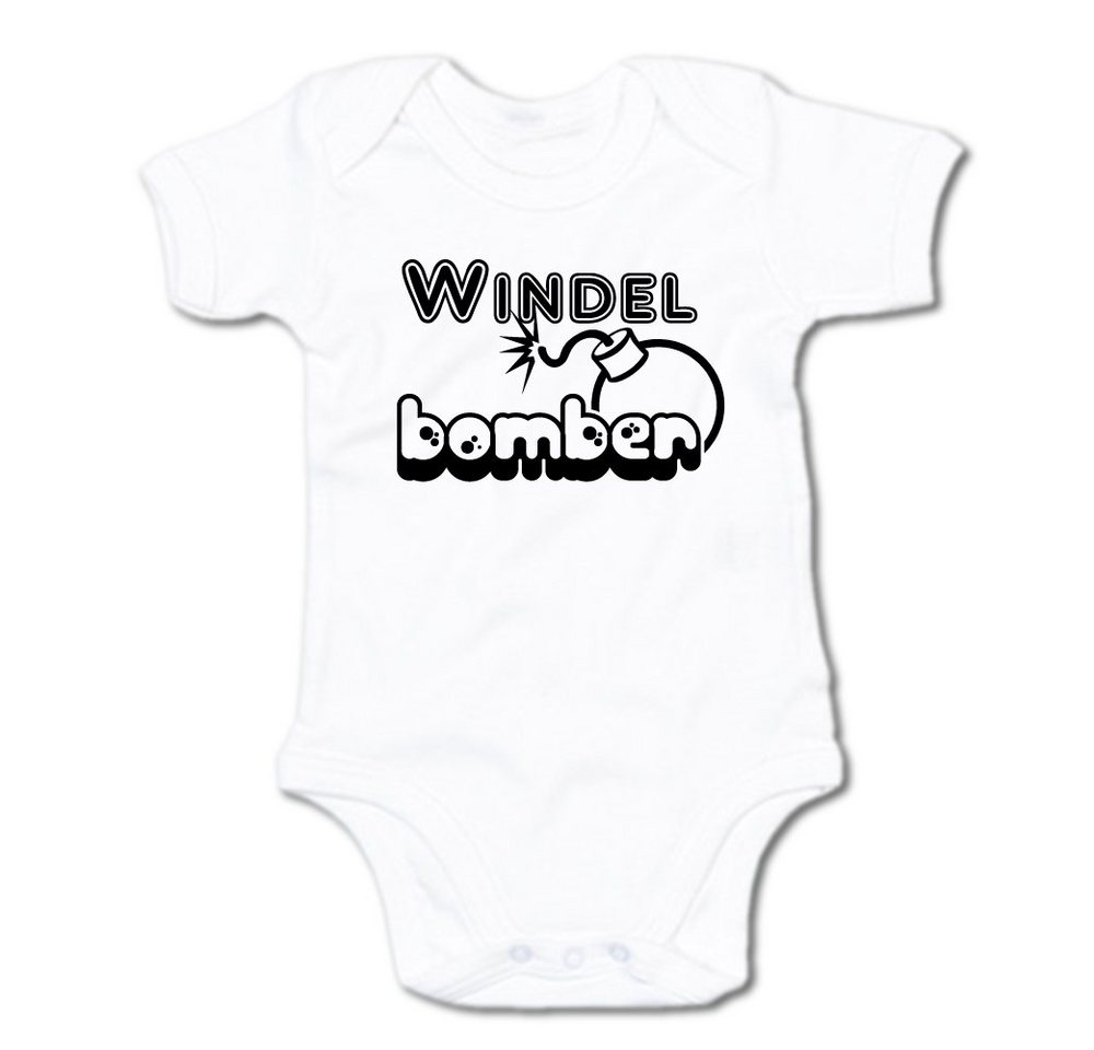 G-graphics Kurzarmbody Windelbomber Baby Body mit Spruch / Motiv / Aufdruck G-graphics Kurzarmbody Windelbomber Baby Body mit Spruch / Motiv / Aufdruck von G-graphics