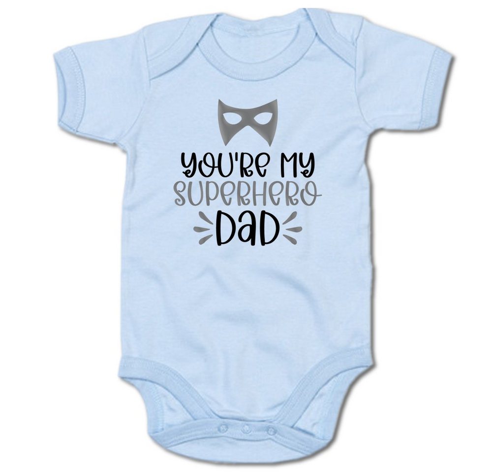 G-graphics Kurzarmbody You´re my superhero Dad Baby Body mit Spruch / Motiv / Aufdruck • zum Vatertag von G-graphics