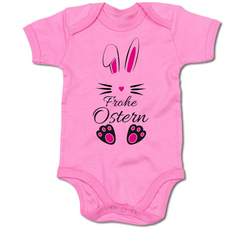 G-graphics Kurzarmbody Frohe Ostern – Hase Baby Body mit Spruch / Sprüche / Print / Motiv von G-graphics