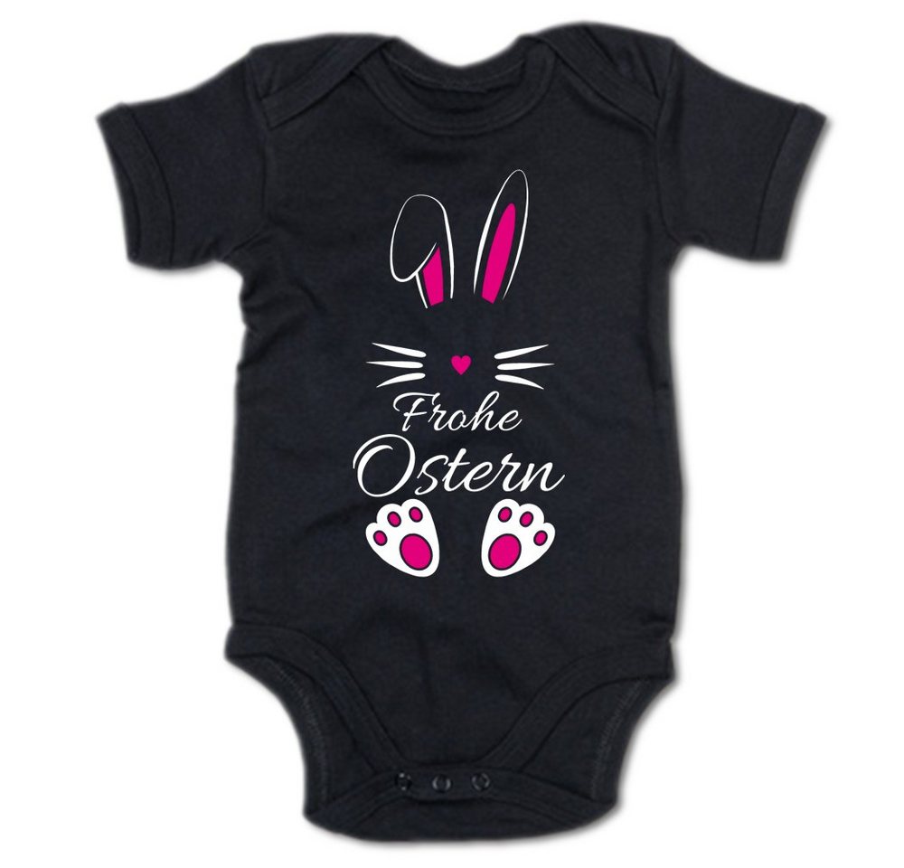 G-graphics Kurzarmbody Frohe Ostern – Hase Baby Body mit Spruch / Sprüche / Print / Motiv von G-graphics