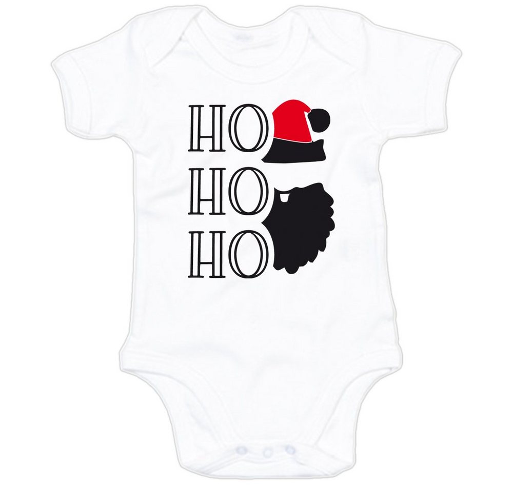 G-graphics Kurzarmbody Ho Ho Ho – Santa Clause Baby Body mit Spruch / Sprüche / Print / Motiv von G-graphics