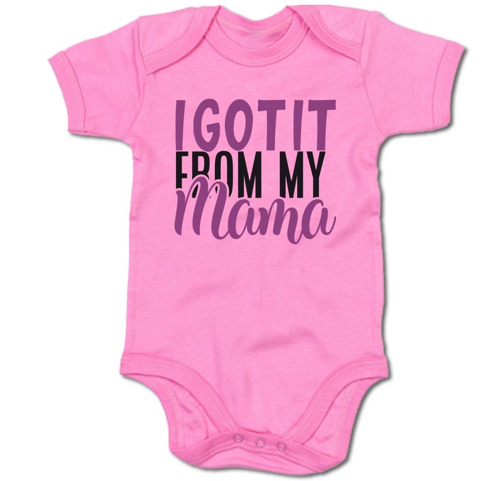 G-graphics Kurzarmbody I got it from my Mama Baby Body mit Spruch / Sprüche / Print / Motiv von G-graphics