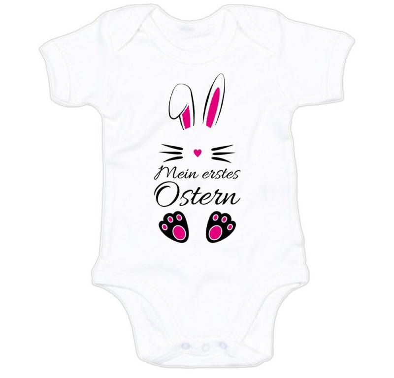 G-graphics Kurzarmbody Mein erstes Ostern – Hase Baby Body mit Spruch / Sprüche / Print / Motiv von G-graphics